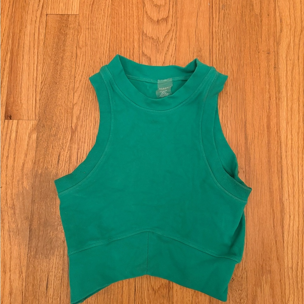 Sleeveless Green Top
